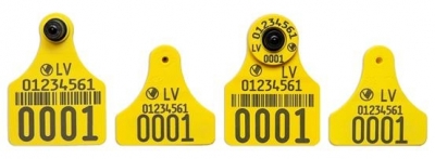 ALLFLEX elektroniskās krotālijas liellopiem