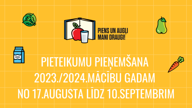 Pieteikumu pieņemšana skolu programmā