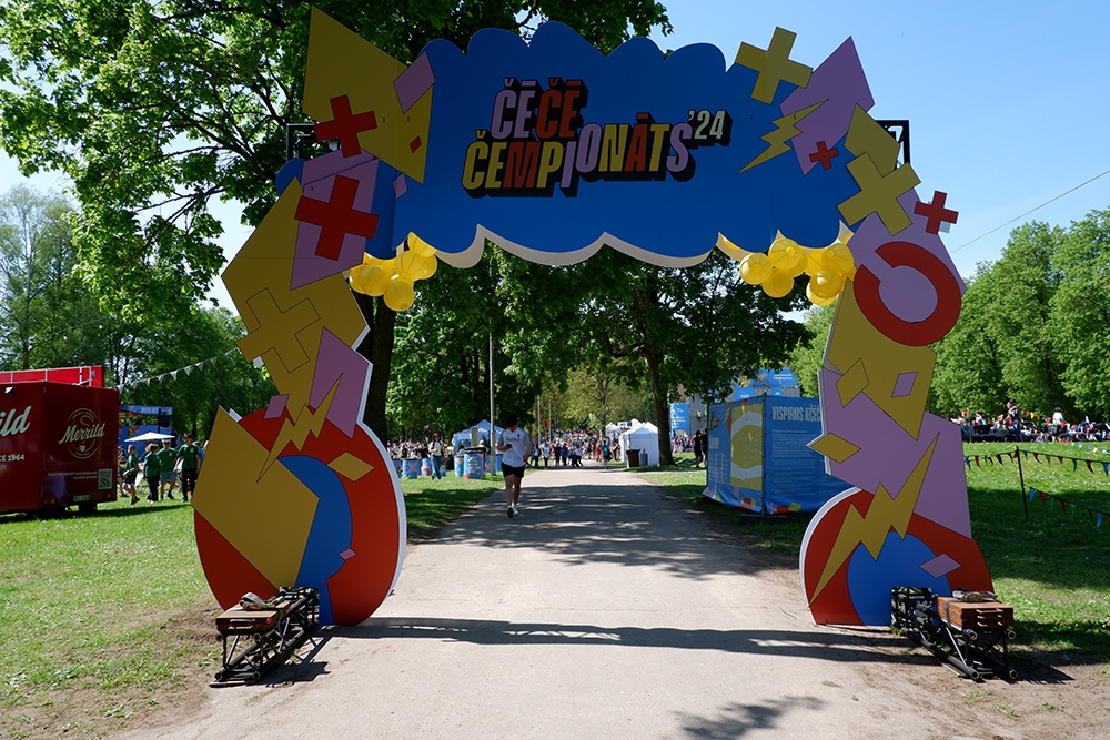 Čē Čē čempionāta fināls Bauskas pils parkā