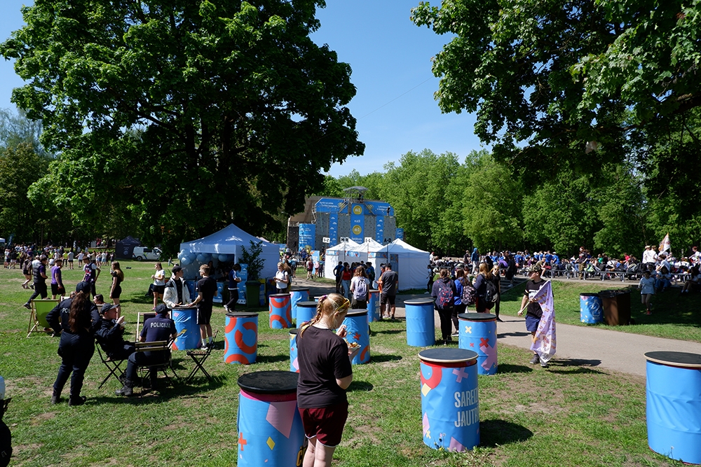 Čē Čē čempionāta fināls Bauskas pils parkā