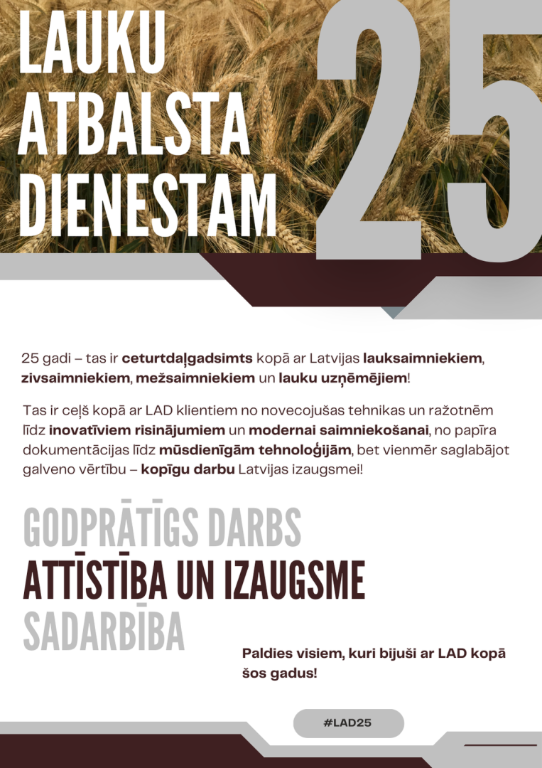 LAD svin 25 gadus