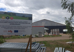 ZS Ciemiņi saimniecības kūts būvniecība