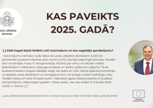 LAD infografika ar 2025.gadā paveikto