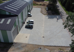ZS Rigmaļu nojume no drona lidojuma