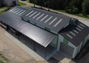 ZS Rigmaļu nojume no drona lidojuma