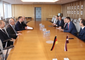 Ziemeļreinas–Vestfālenes delegācija tiekas ar Zemkopības ministrijas vadību