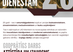 LAD svin 25 gadus