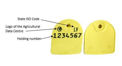 Eartag with description