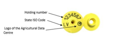 Eartag with description