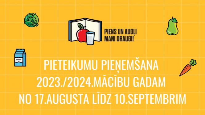 Pieteikumu pieņemšana skolu programmā