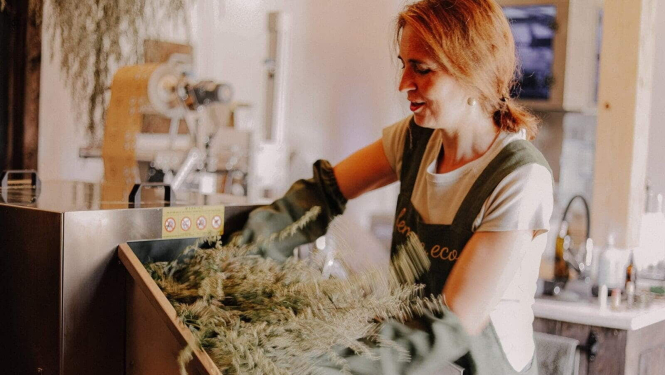 Pro Natural tēju apstrādes process