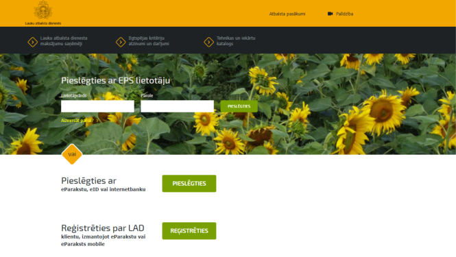 Pašreģistrēšanās EPS