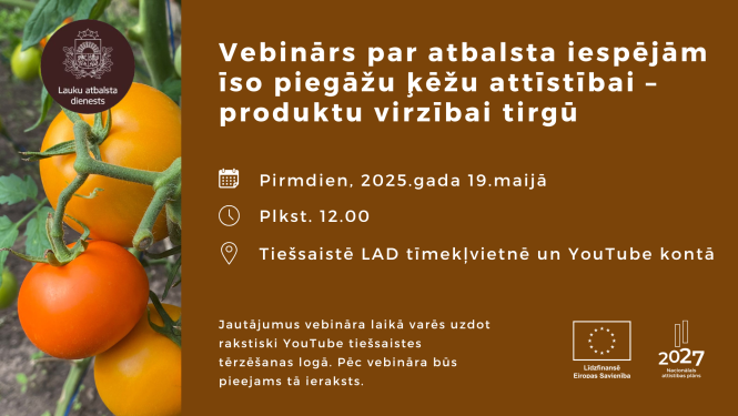 Informācija par vebināru