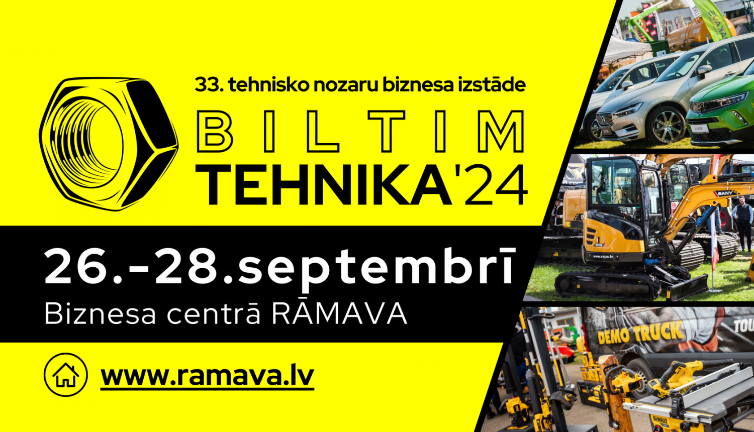 Izstādes "Baltim tehnika" plakāts