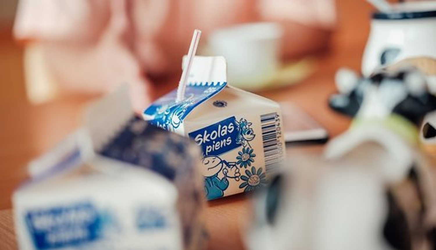 Skolas piena paciņas