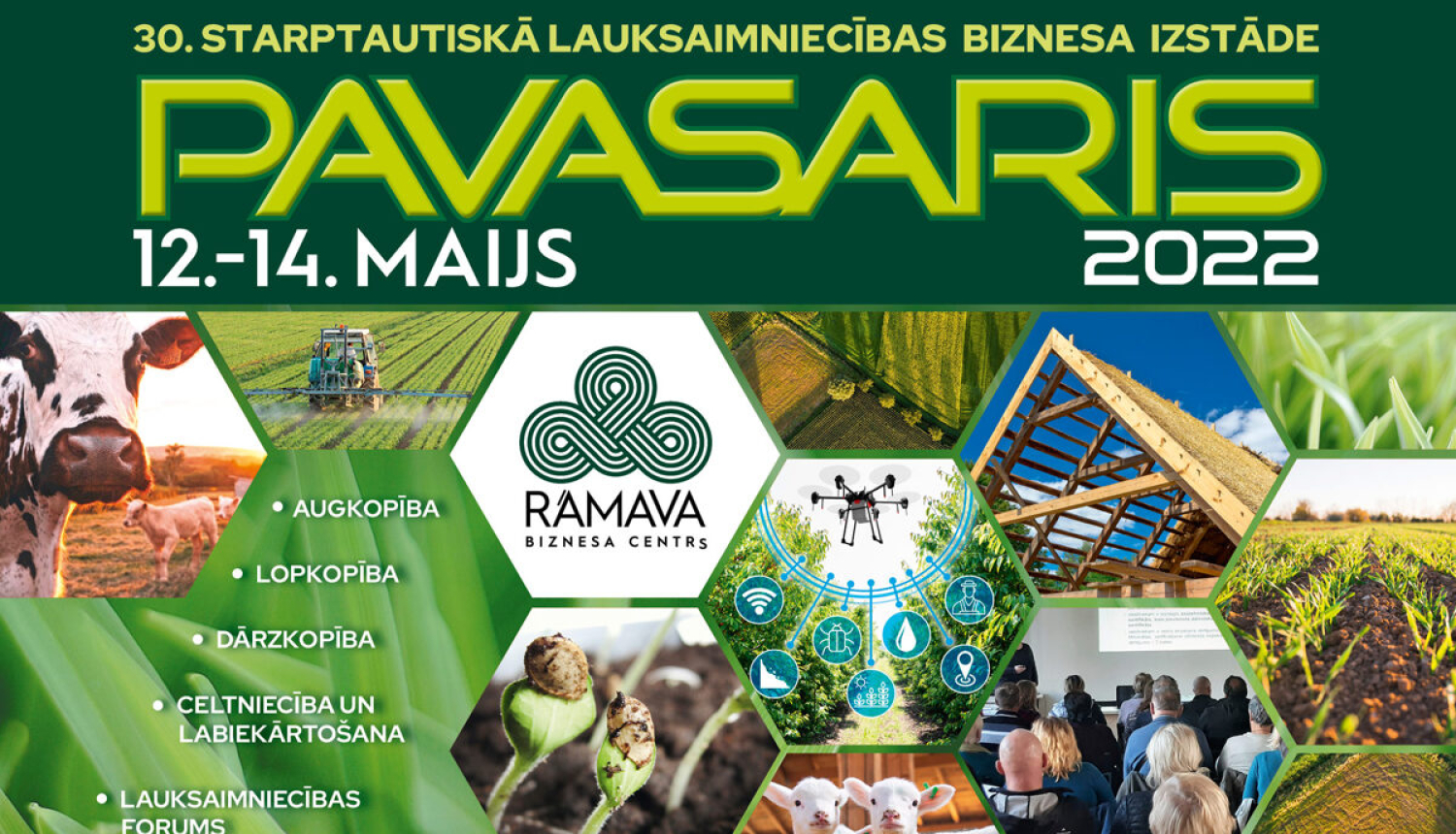 Izstādes Pavasaris plakāts