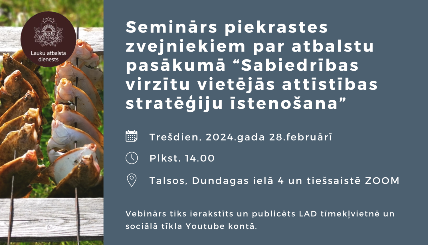 Informācija par semināru