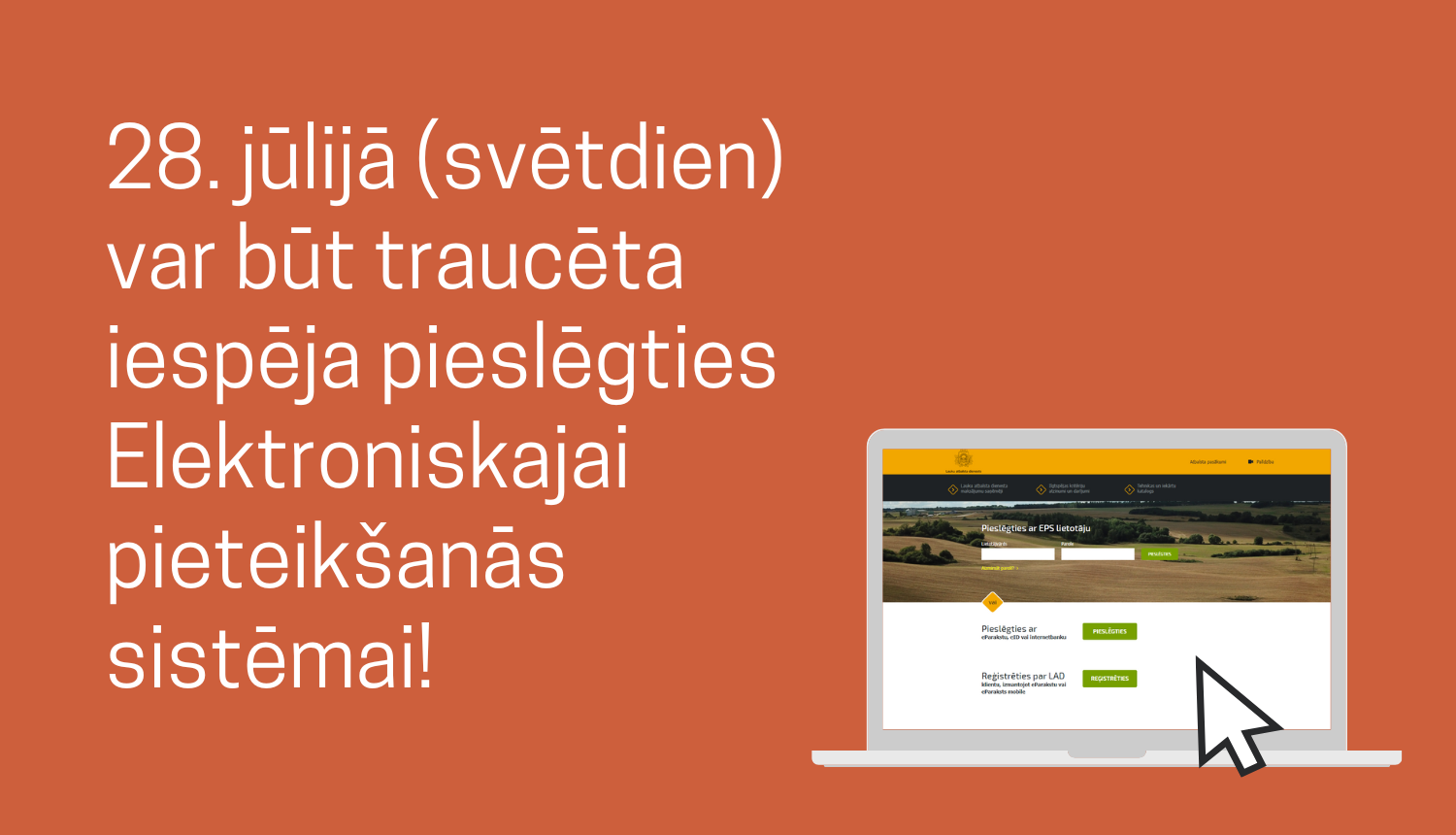 Traucēta pieslēgšanās EPS