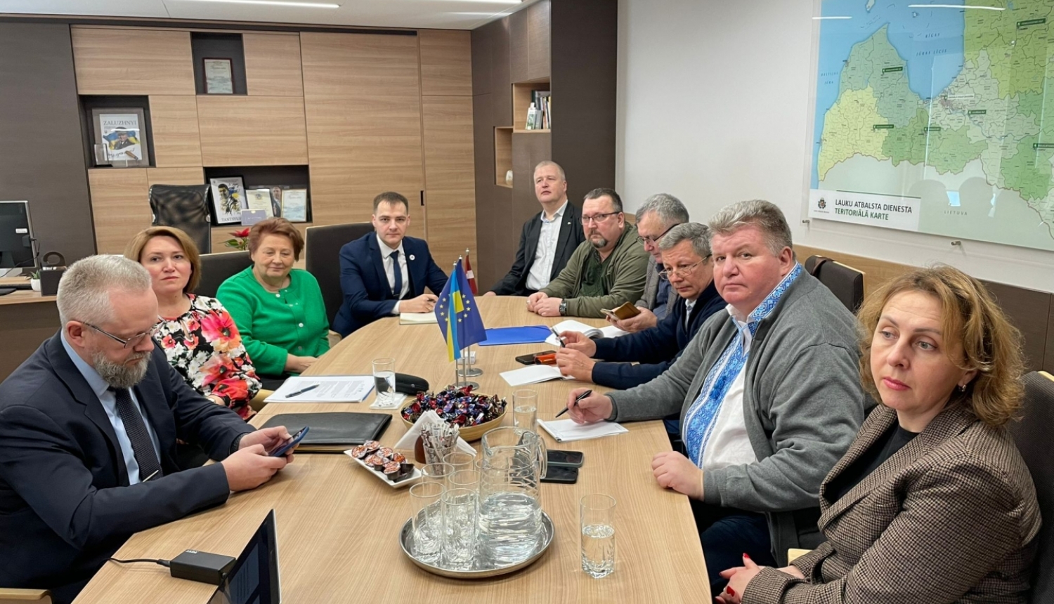 Ukraiņu delegācijas vizīte LAD