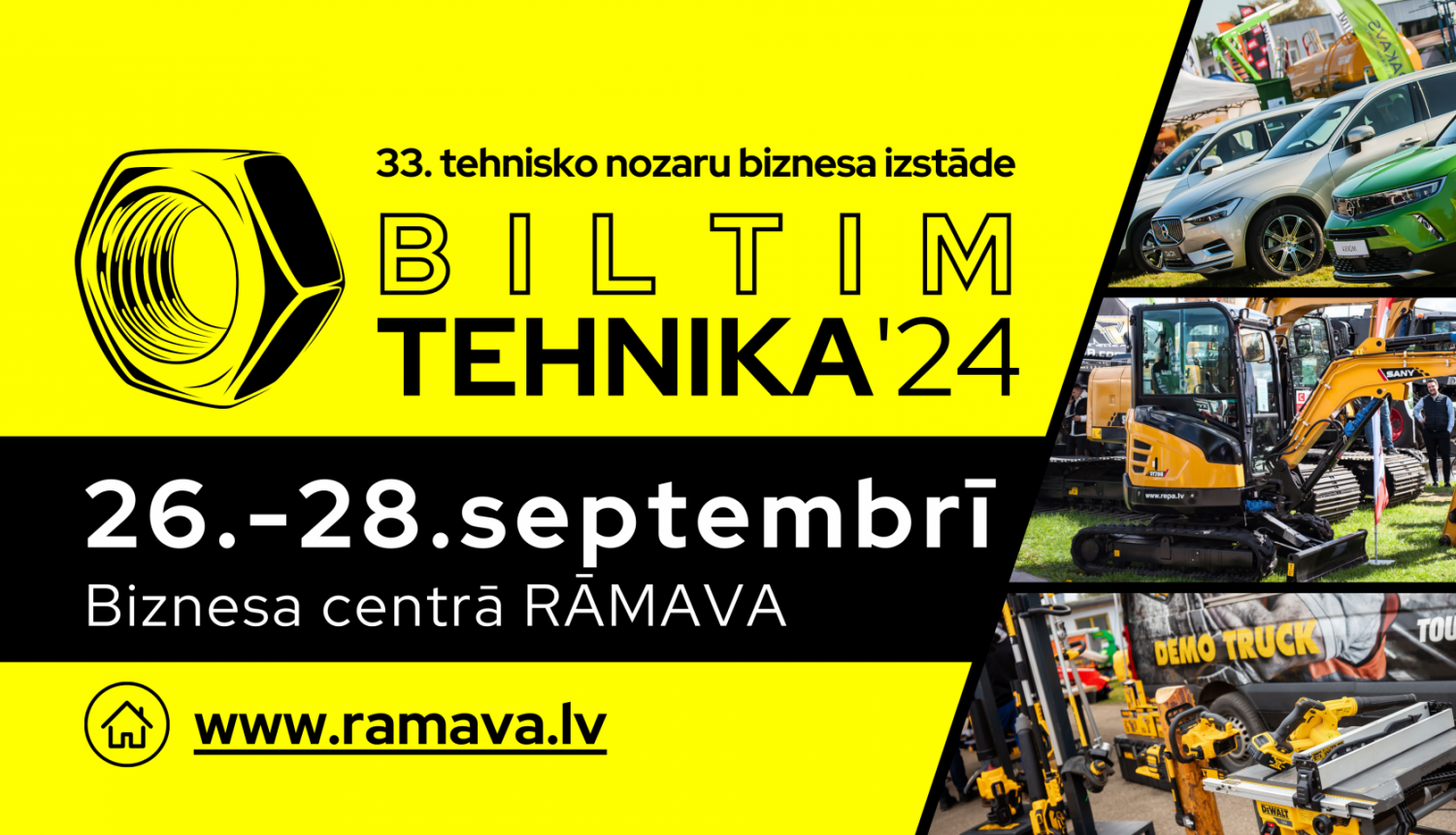Izstādes "Baltim tehnika" plakāts